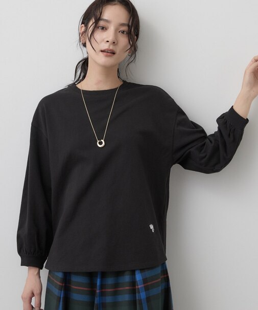 バックヘンリーカットソー長袖