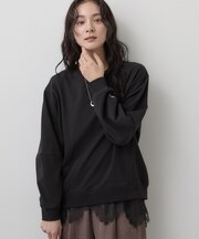 フォルムスリーブミニ裏毛プルオーバー