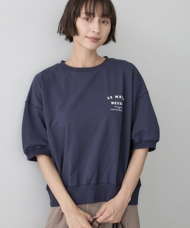 ハーフスリーブロゴプルオーバー