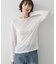 クルーネックシアーロングTシャツ