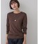 クルーネックシアーロングTシャツ