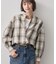 【手洗い可/シワになりにくい】オンブレーチェックシャツ