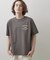 ロゴ刺繍ミニ裏毛Tシャツ