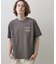 ロゴ刺繍ミニ裏毛Tシャツ
