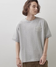 ロゴ刺繍ミニ裏毛Tシャツ