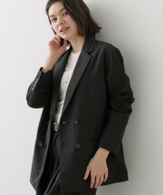 先染チェックダブルジャケット