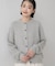 【洗える/ふんわりやわらかい/8色展開】フォックスウールブレンド ニットカーディガン