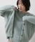 【洗える/ふんわりやわらかい/8色展開】フォックスウールブレンド ニットカーディガン