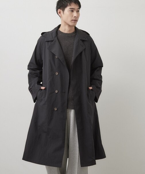 フード取り外し 撥水ナイロンコート