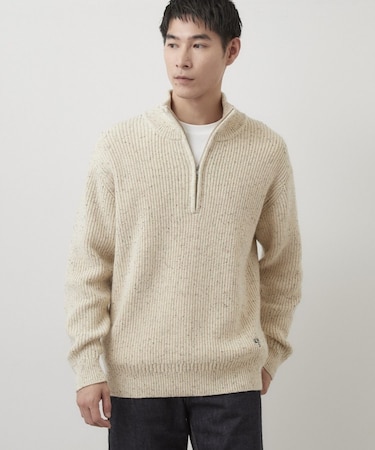 ウールネップタートルニット