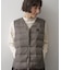 【別注アイテム】TAION×Dessin別注Vネックダウンベスト