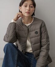 【別注アイテム】TAION×Dessin別注 ノーカラーダウンブルゾン