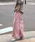 イージーストレートワイドパンツ