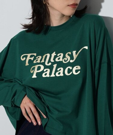 ヴィンテージロゴプリントロングTシャツ