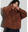 【WEB限定】リバーシブルムートン調ブルゾン