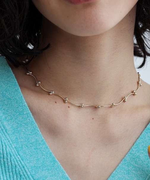 ニュアンスチェーンネックレス