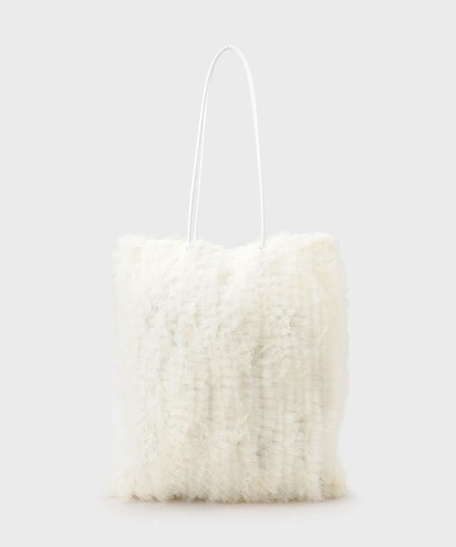 フリルチュールトートバッグ