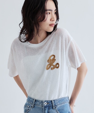 メッシュロゴTシャツ