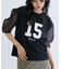 シアースリーブプリントTシャツ