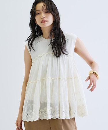 ピグメントダイノースリーブカットソー