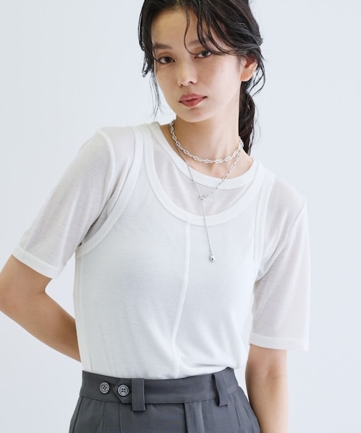 タンクセットテレコTシャツ