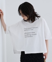 イレギュラーグラフィックTシャツ