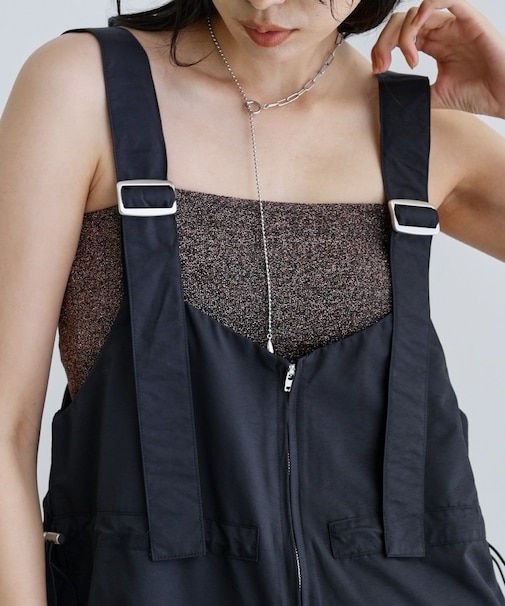 【一部店舗限定】カップ付きラメキャミソール