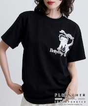 【Betty Boop(TM)】サイドプリントTシャツ