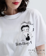 【Betty Boop(TM)】サイドプリントTシャツ