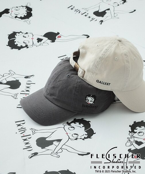 【Betty Boop(TM)】刺繍入りキャップ