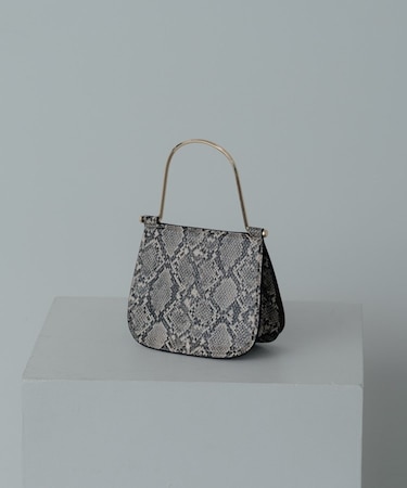 【LE VERNIS】Metal handle minibag