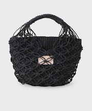 【beautiful people】abaca twist bag S