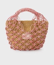 【beautiful people】abaca twist bag S