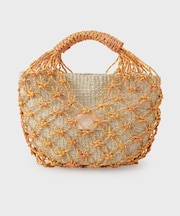 【beautiful people】abaca twist bag S