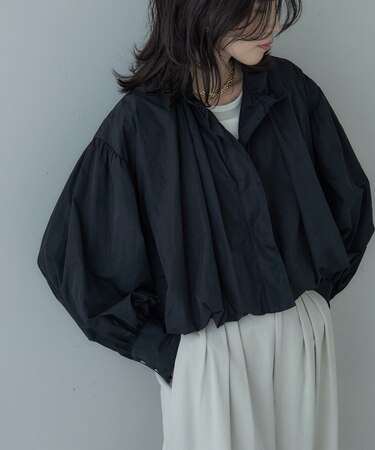 バルーンナイロンブルゾン