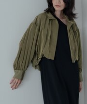 バルーンナイロンブルゾン