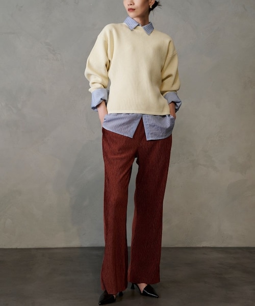 ベロアフレアパンツ｜ギャレストの通販｜&mall（アンドモール