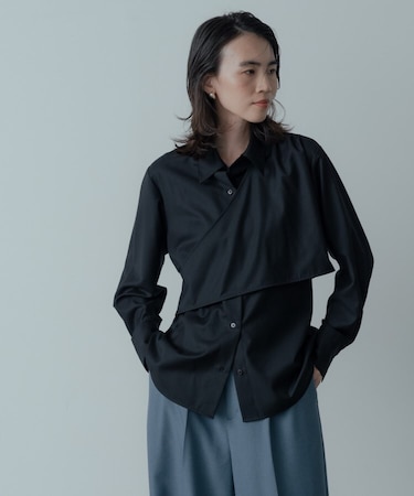 アシメジレシャツ