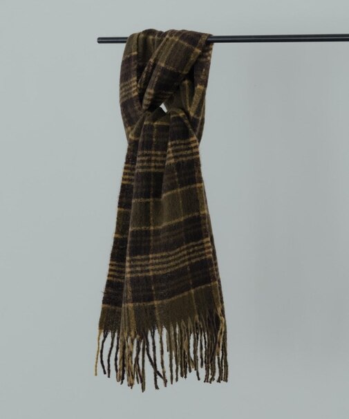 【CONTROL FREAK】シャギーチェックマフラー