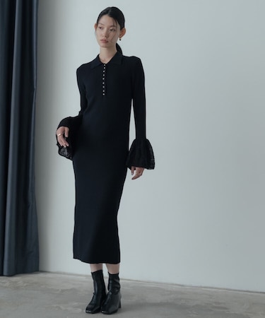 ポロニットワンピース