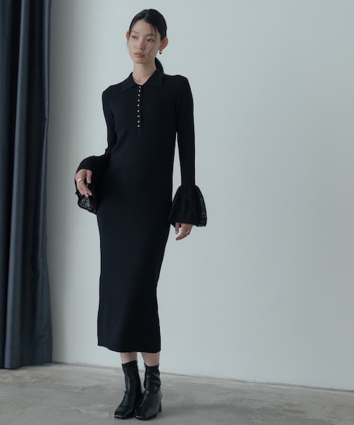 ポロニットワンピース