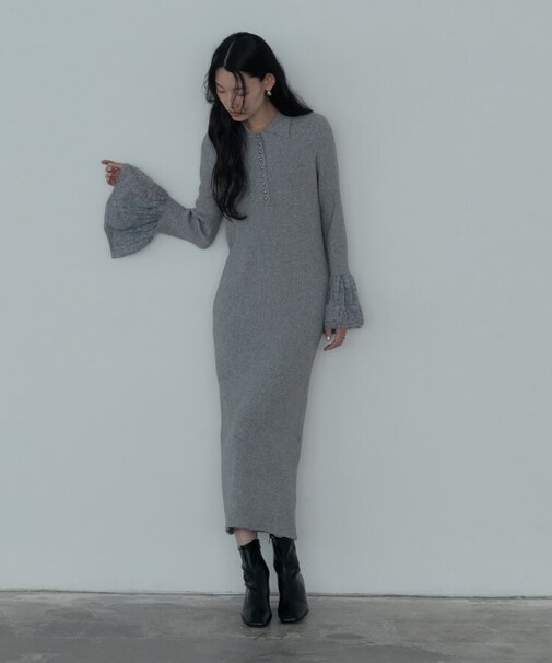 ポロニットワンピース