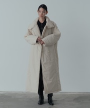 パディングロングコート