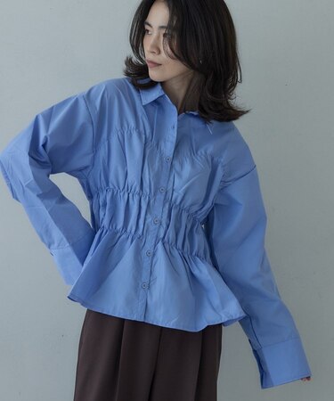 ブロードシャーリングシャツ