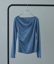 ドレープネックカットソー