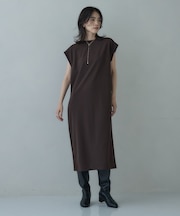 サイドラインジョーゼットワンピース