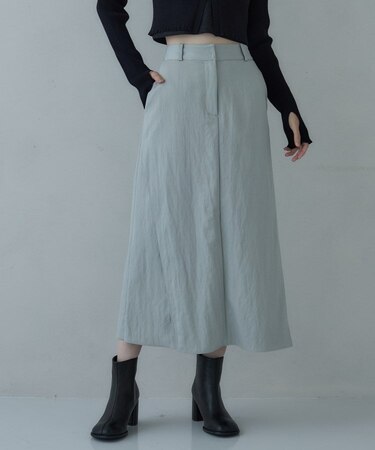 シャインツイルラップスカート