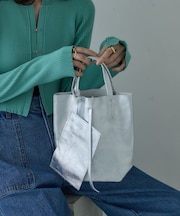 【MILLELA FIRENZE】メタリックミニトートバッグ