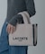 【LACOSTE】ヘリテージシーズナル フェイクファーミニトートバッグ