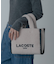 【LACOSTE】ヘリテージシーズナル フェイクファーミニトートバッグ